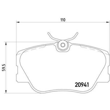 Pagid Brakes Disc Brake Pad, 355017601 355017601